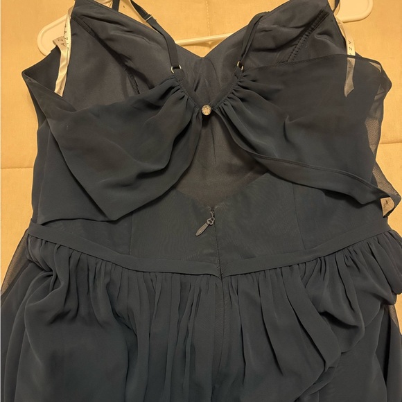 Dark Navy Azazie Cora - Picture 7 of 8